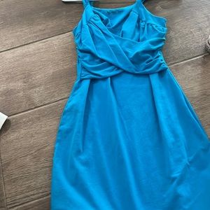Blue short dress